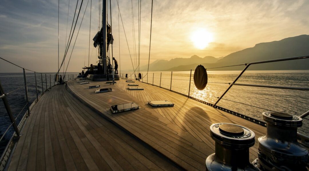 Yachts et bateaux de luxe dans la baie de Saint-Tropez